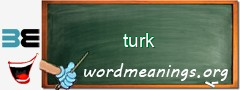 WordMeaning blackboard for turk